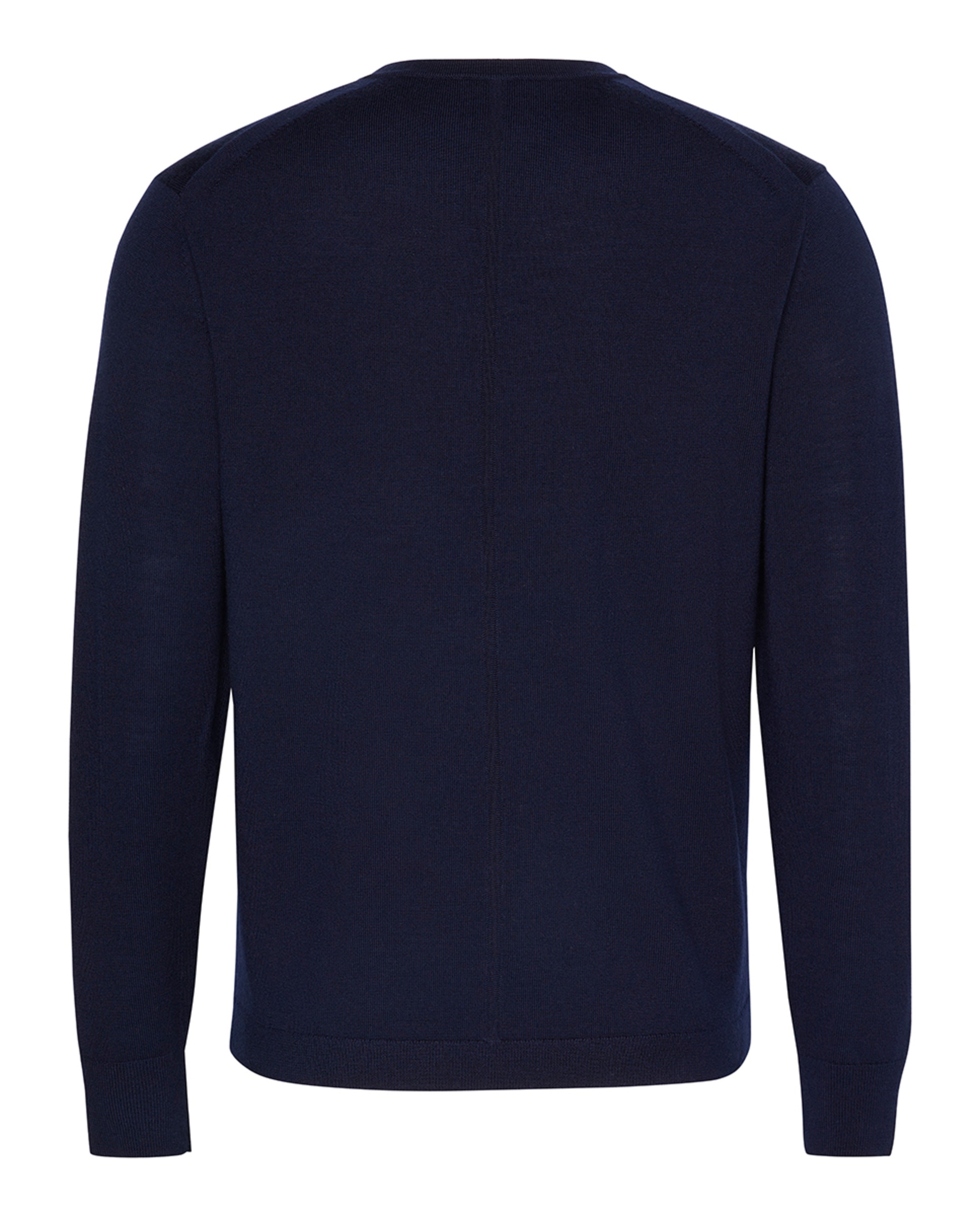 Camisola de Malha com Logótipo Bordado Azul-marinho-6