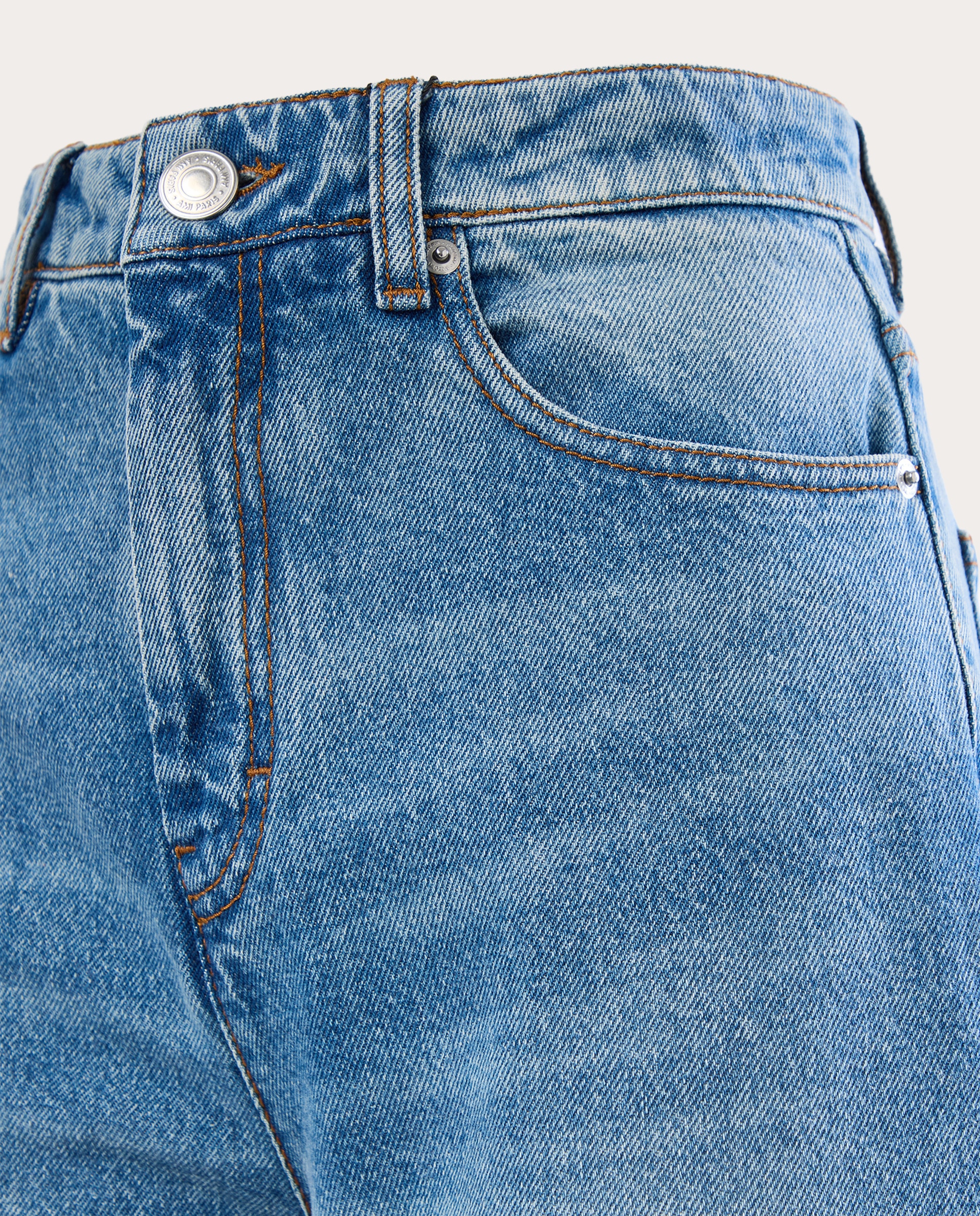 Pantalón vaquero recto - Azul Azul-3