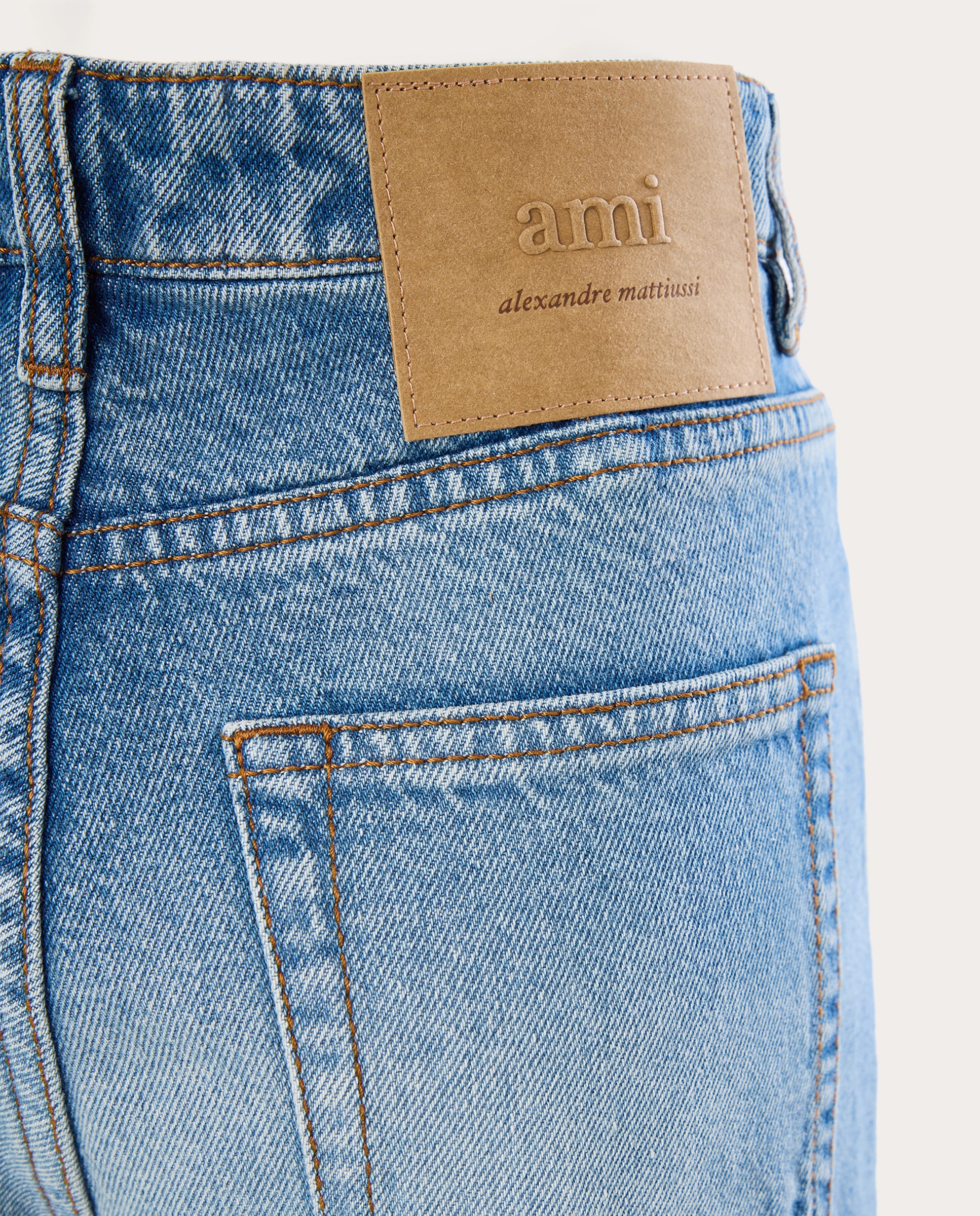 Pantalón vaquero recto - Azul Azul-4