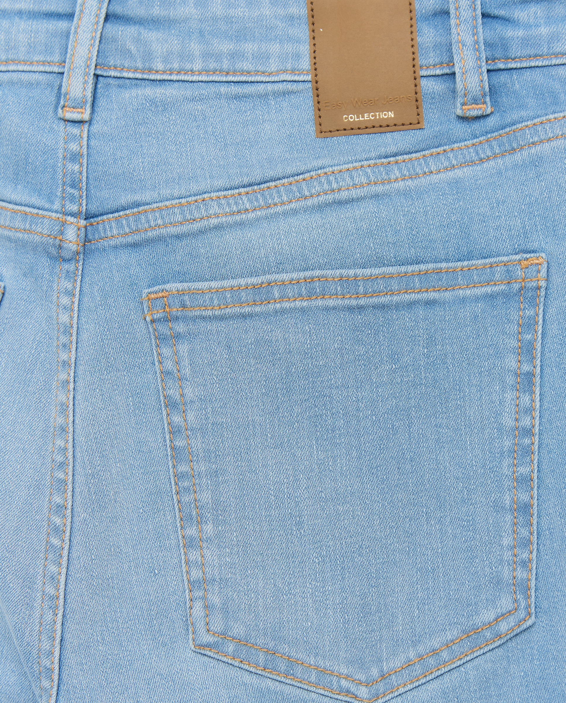 Jeans à Boca de Sino Azul Suave-5