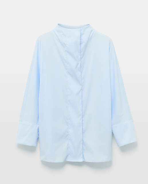 Imagen 0 de Camisa popelín de mujer cruzada
