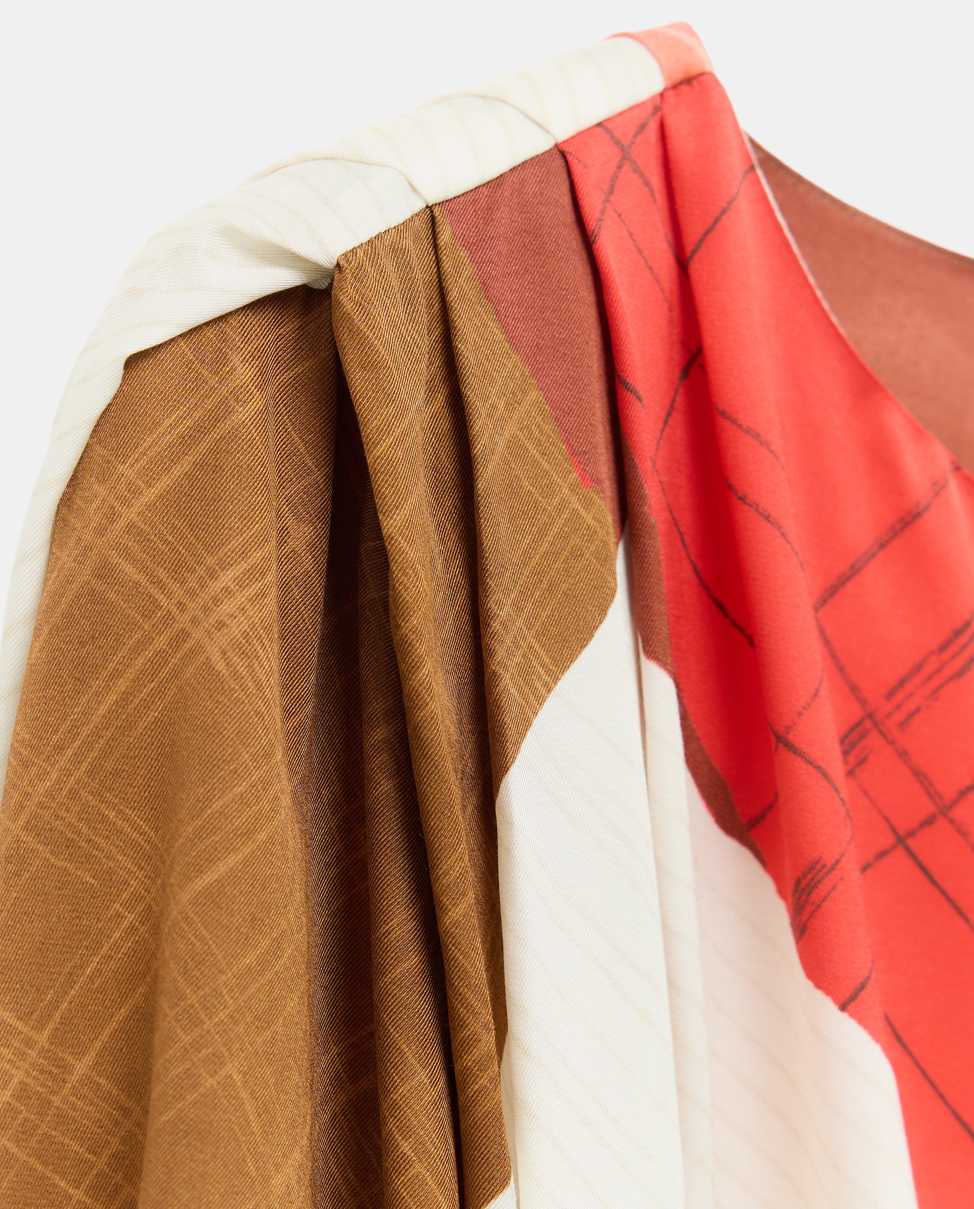 Top com Decote Redondo e Animal Print de Serpente Vermelho-6