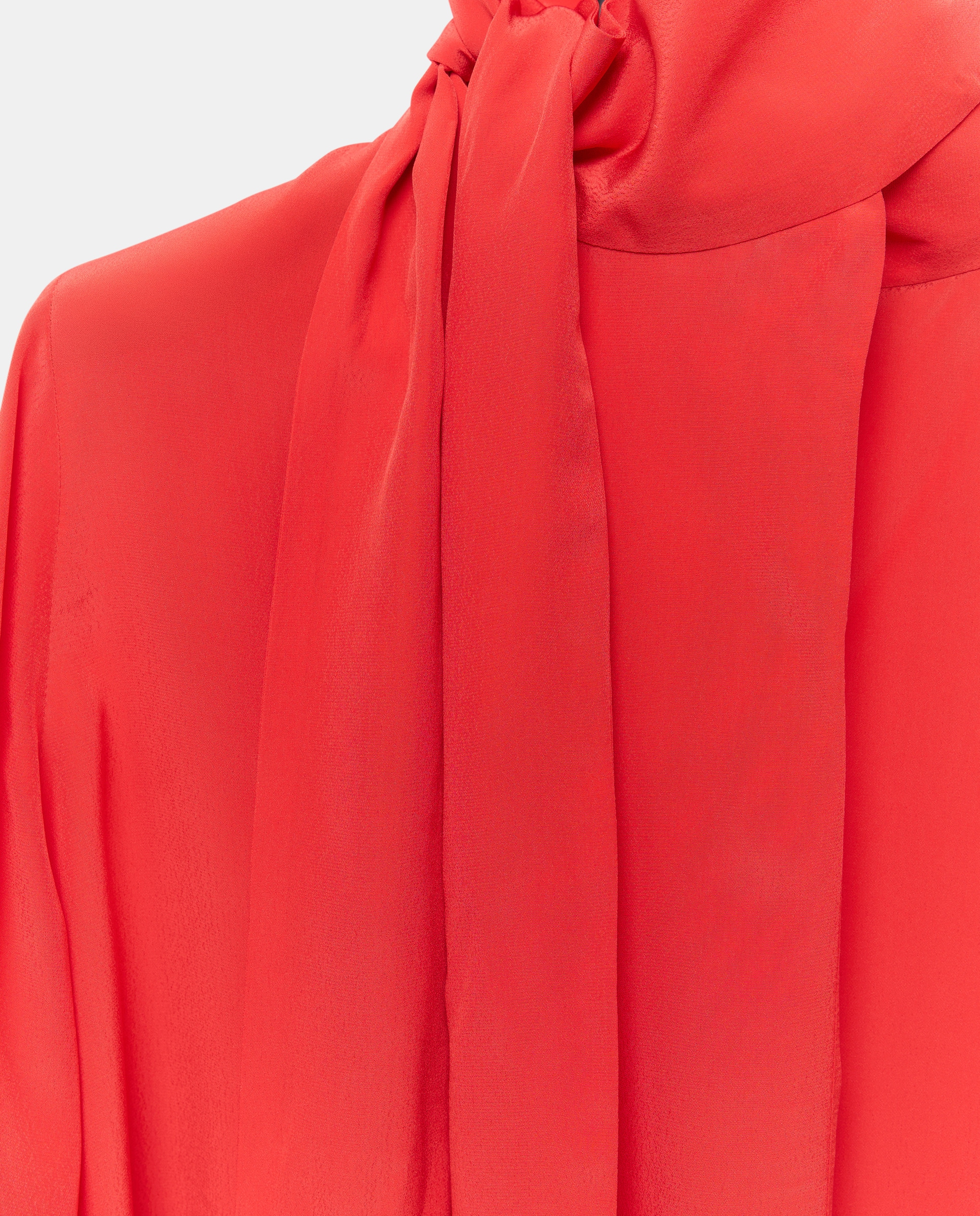 Blusa com Laço e Textura Vermelho-2