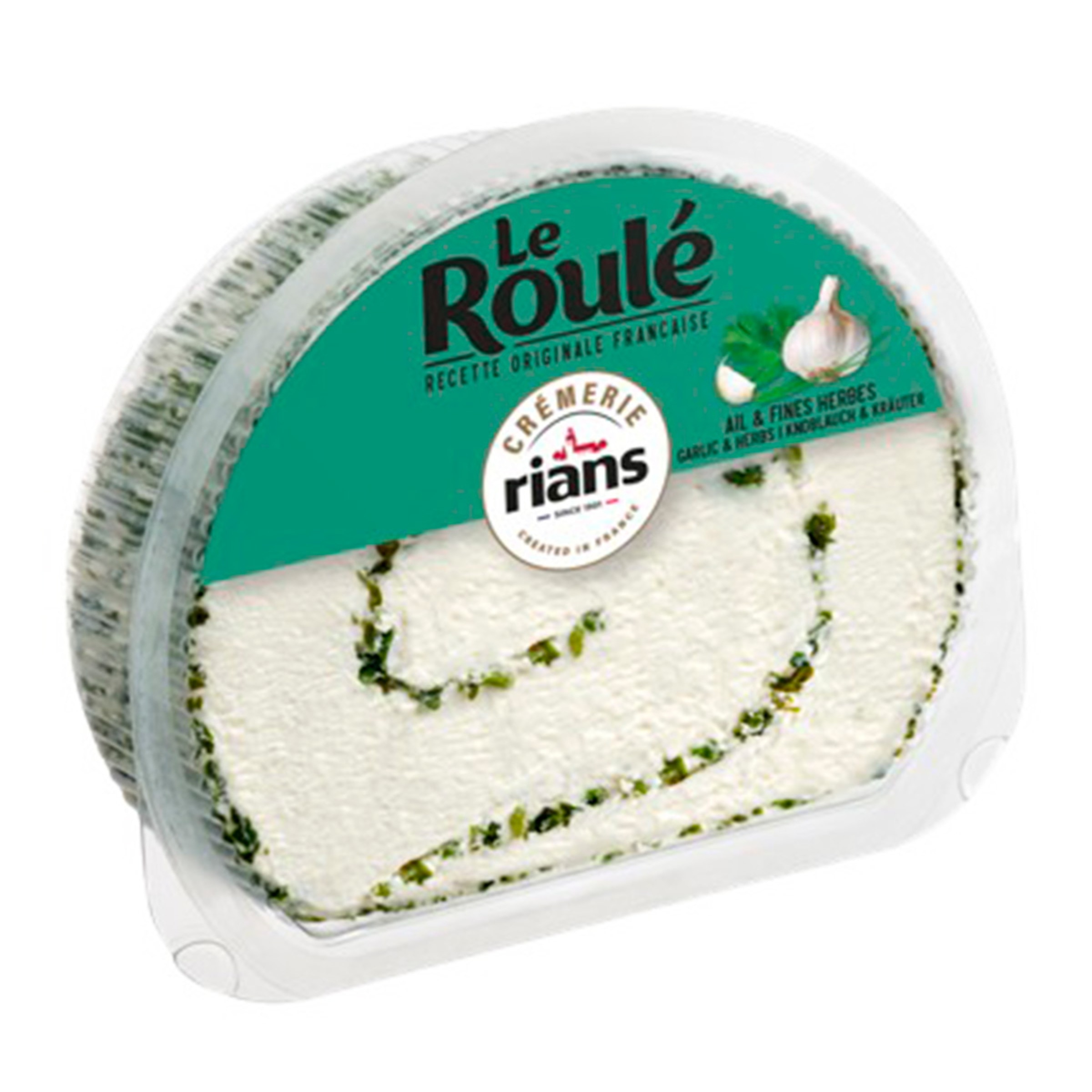 Queijo Le Roulé Alho & Ervas Finas unidade 150 g