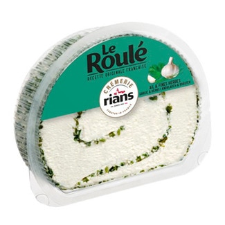 Queijo Le Roulé  Alho & Ervas Finas unidade 150 g - Rians