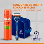 Coffret Máquina de Barbear Fusion 5 UEFA + Oferta Bolsa embalagem 1 unidade