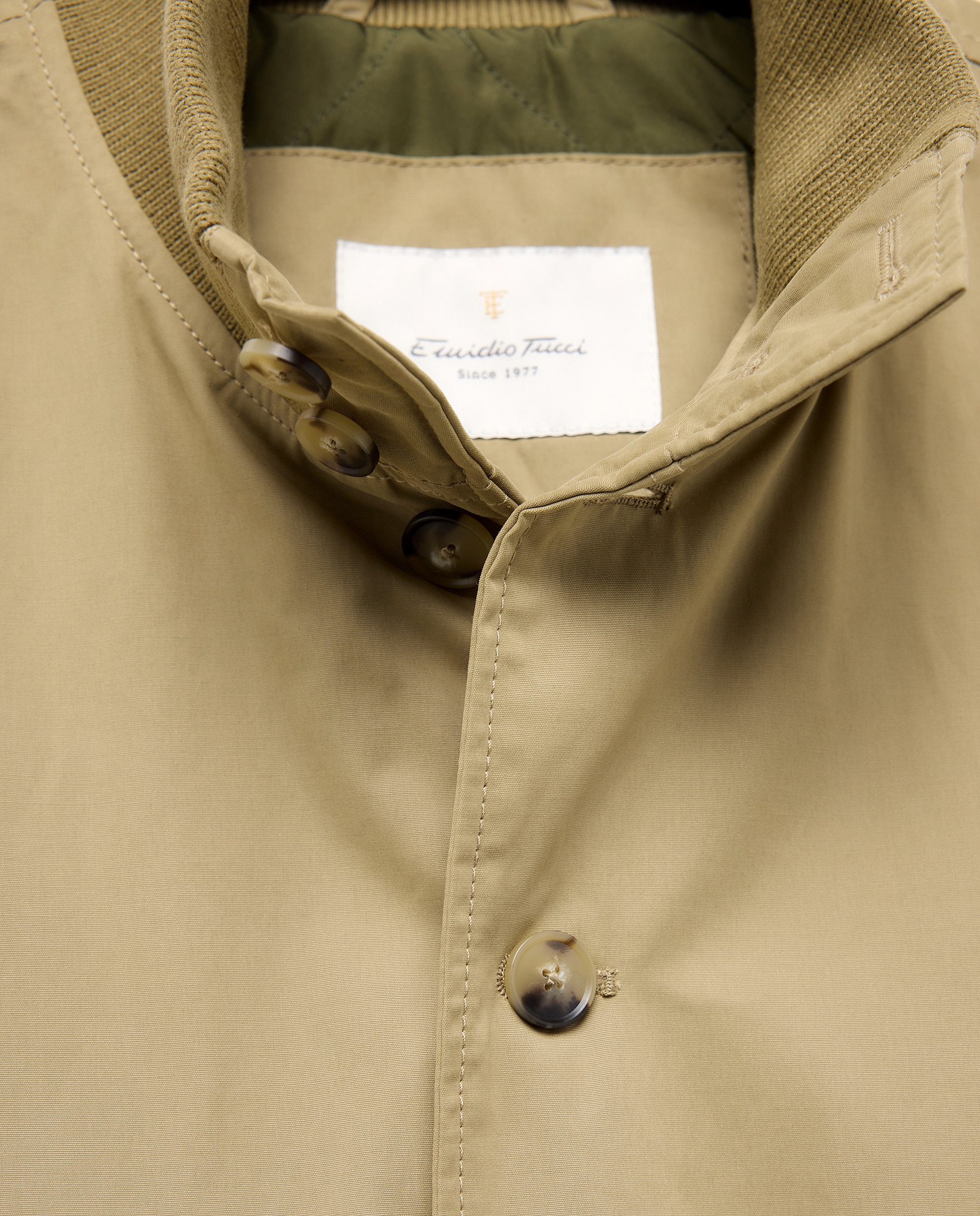 Blusão com Ligeiro Acolchoado Taupe-6