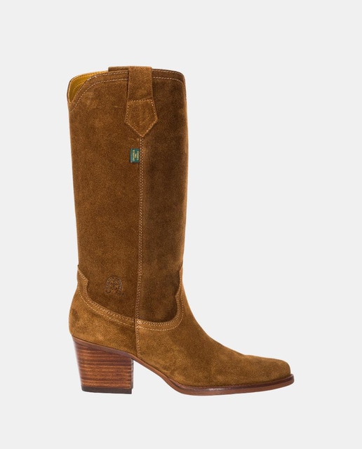 Imagen 0 de Botas cowboy tacón mujer en piel
