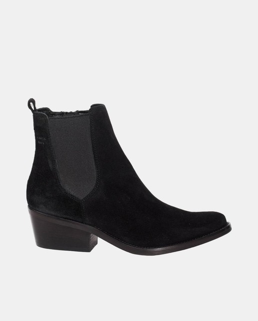 Imagen 0 de Botin cowboy tipo chelsea de mujer en piel y con cremallera