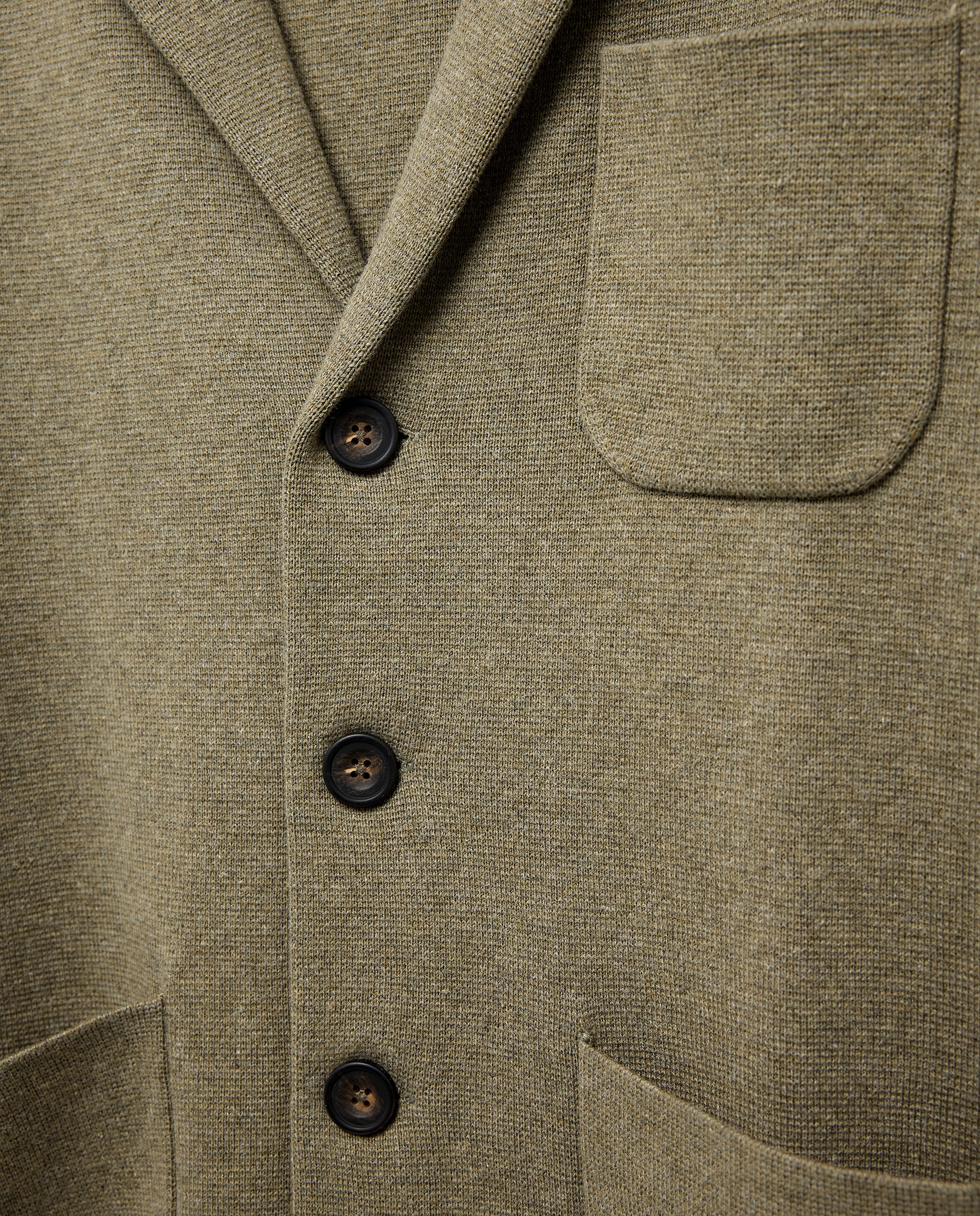 Cardigan de Algodão e Linho com Botões Verde-claro-6