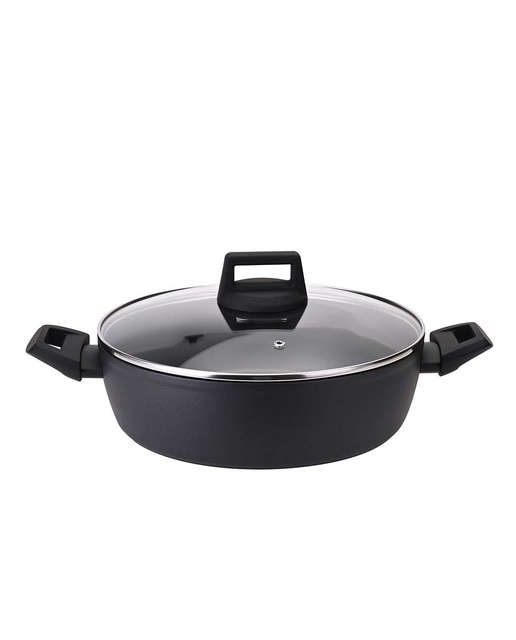 Imagen 0 de Cacerola baja de alumino forjado con efecto piedra El Corte Inglés