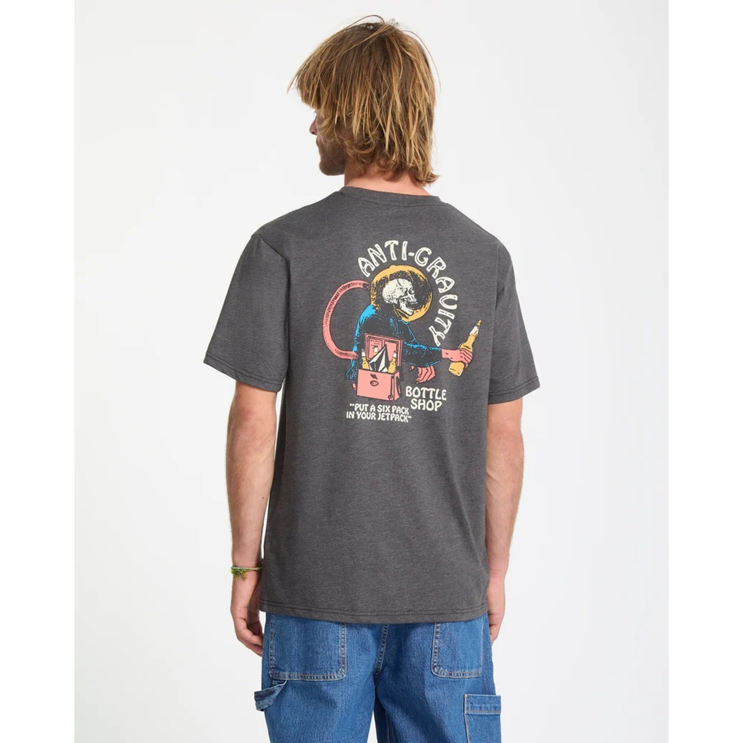 T-shirt de Homem Anti Gravity - Cinzento Escuro 2