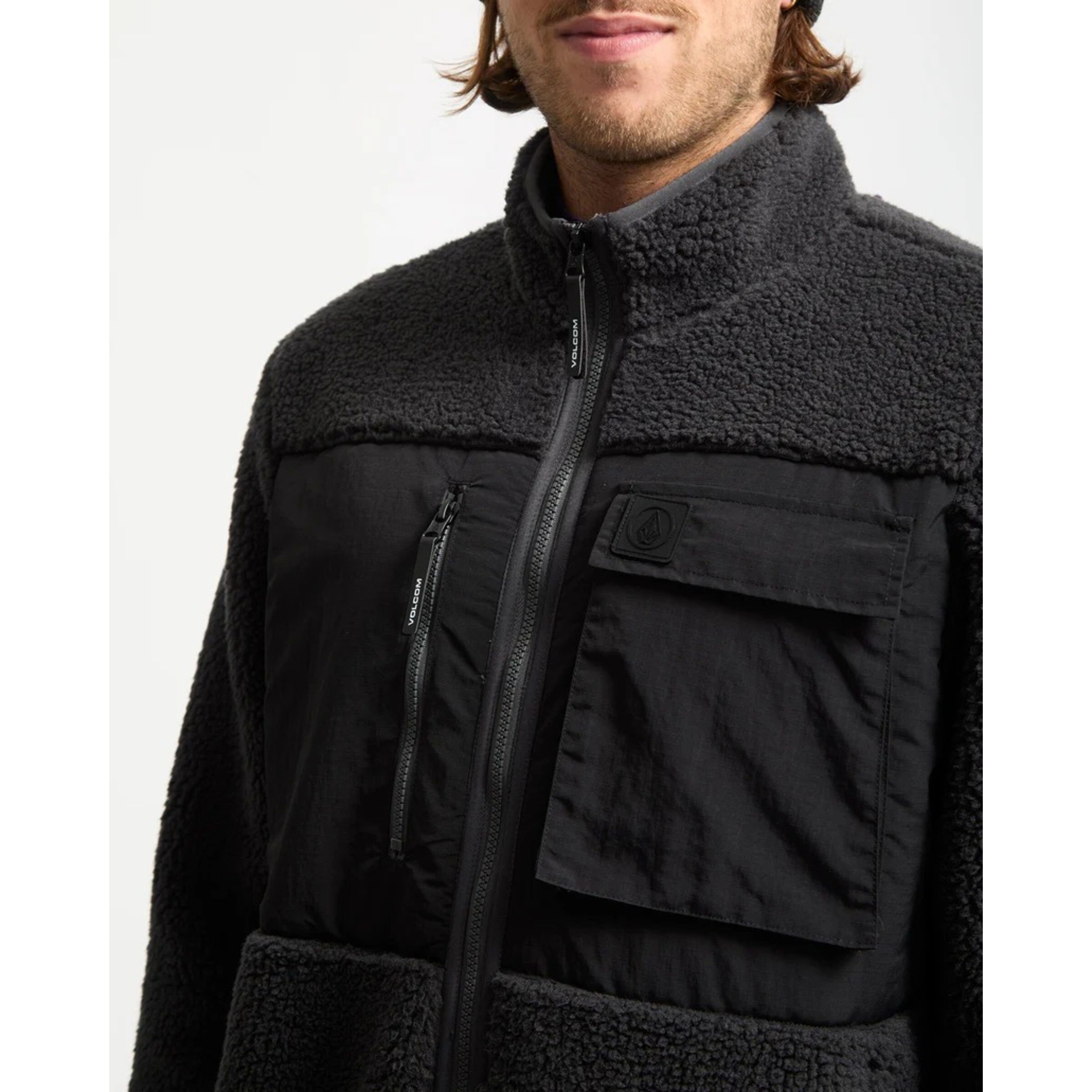 Sweatshirt de Homem com Fecho Storm Stone - Asphalt Black 3