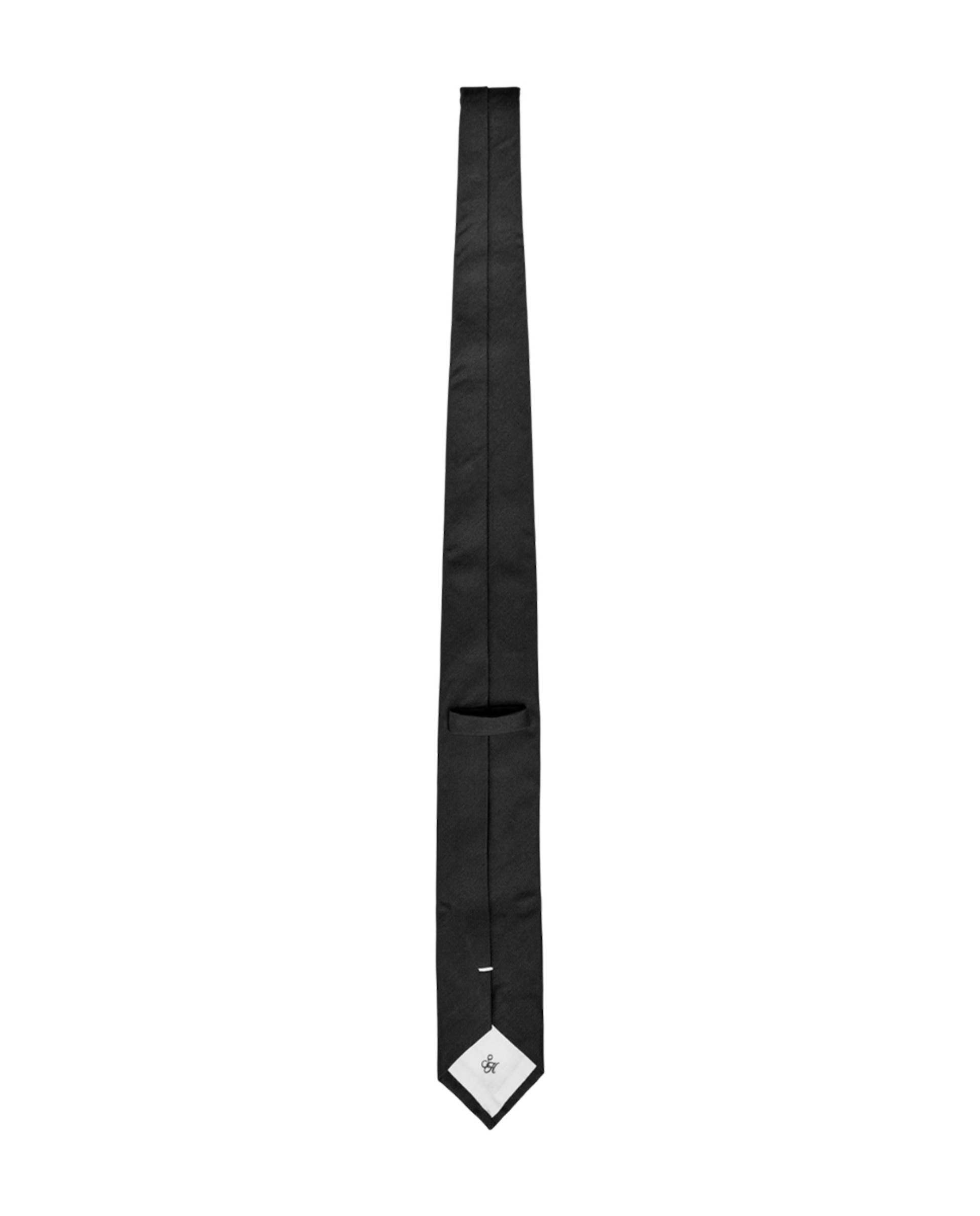 Imagen 3 de Corbata de hombre sostenible - Selected - Negro Negro