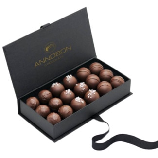 Trufas de Chocolate 18 unidades Gift Pack embalagem 198 g - Annobon
