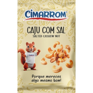 Caju com Sal embalagem 150 g - Cimarrom