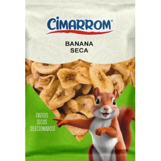 Banana Seca com Mel embalagem 100 g - Cimarrom
