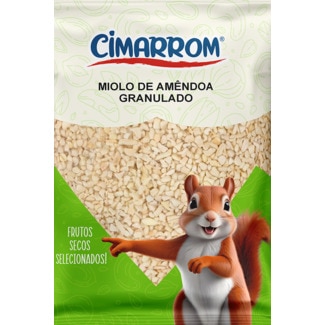 Miolo de Amêndoa Granulado embalagem 100 g - Cimarrom