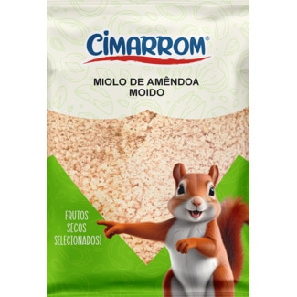 Miolo de Amêndoa Moído embalagem 100 g - Cimarrom