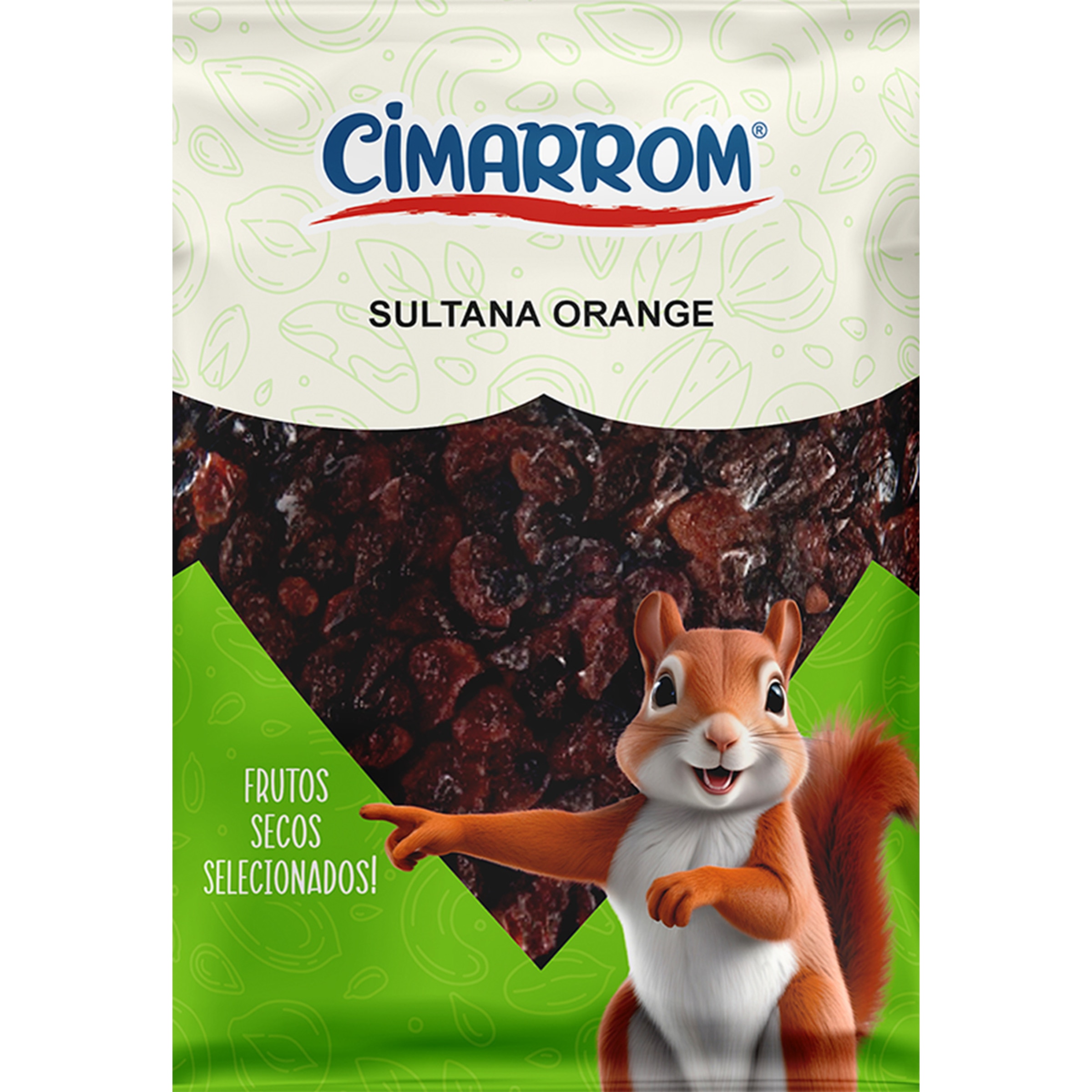 Sultana Orange embalagem 150 g