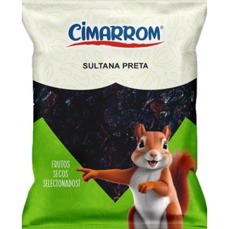 Sultanas Pretas pacote 150 g - Cimarrom