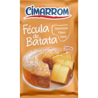 Fécula de Batata embalagem 250 g - Cimarrom