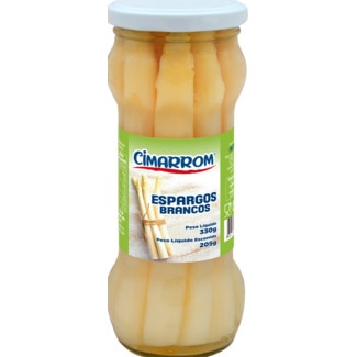 Espargos Brancos frasco 330 g - Cimarrom