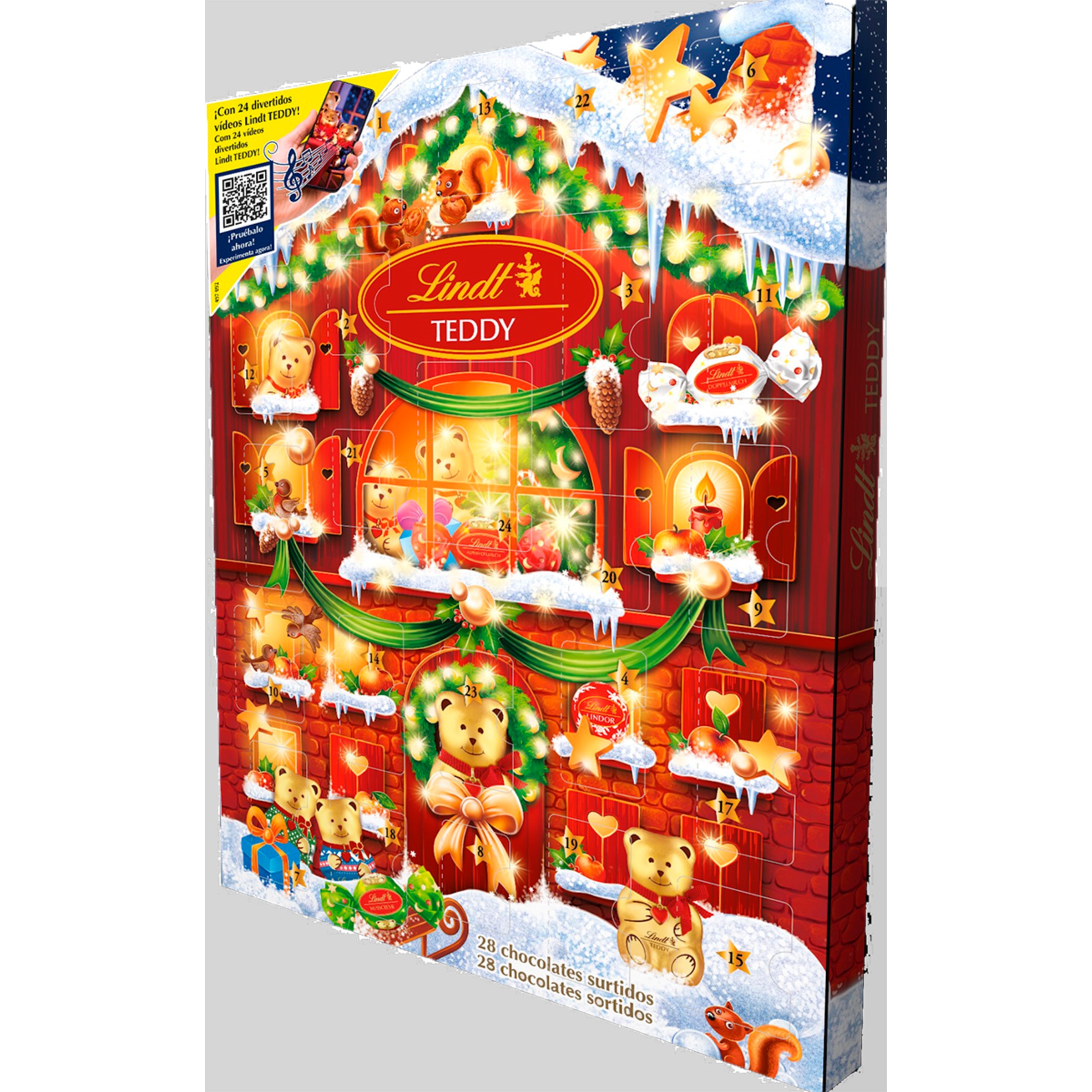Calendário de Natal Urso embalagem 170 g
