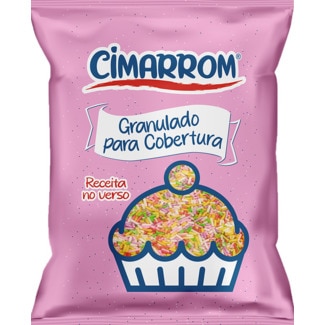 Granulado Cores para Cobertura de Bolos embalagem 150 g - Cimarrom