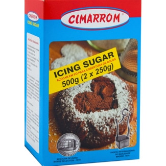 Açúcar em Pó para Cobertura embalagem 500 g - Cimarrom
