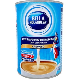 Leite Evaporado embalagem 410 g - Bella Holandesa