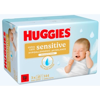 Toalhitas Extra Sensitive embalagem 144 unidades - Huggies