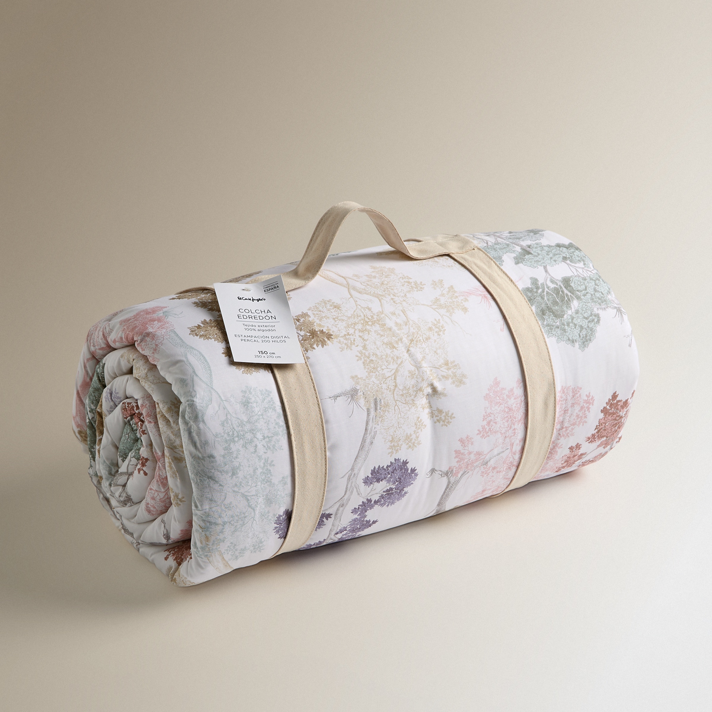 Edredón algodón Persey Verde-5