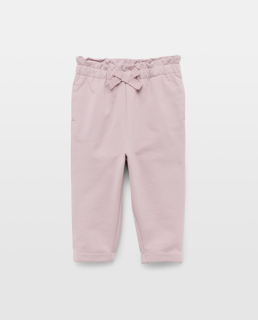 Imagen 0 de Pantalón bebé niña felpa cintura fruncida