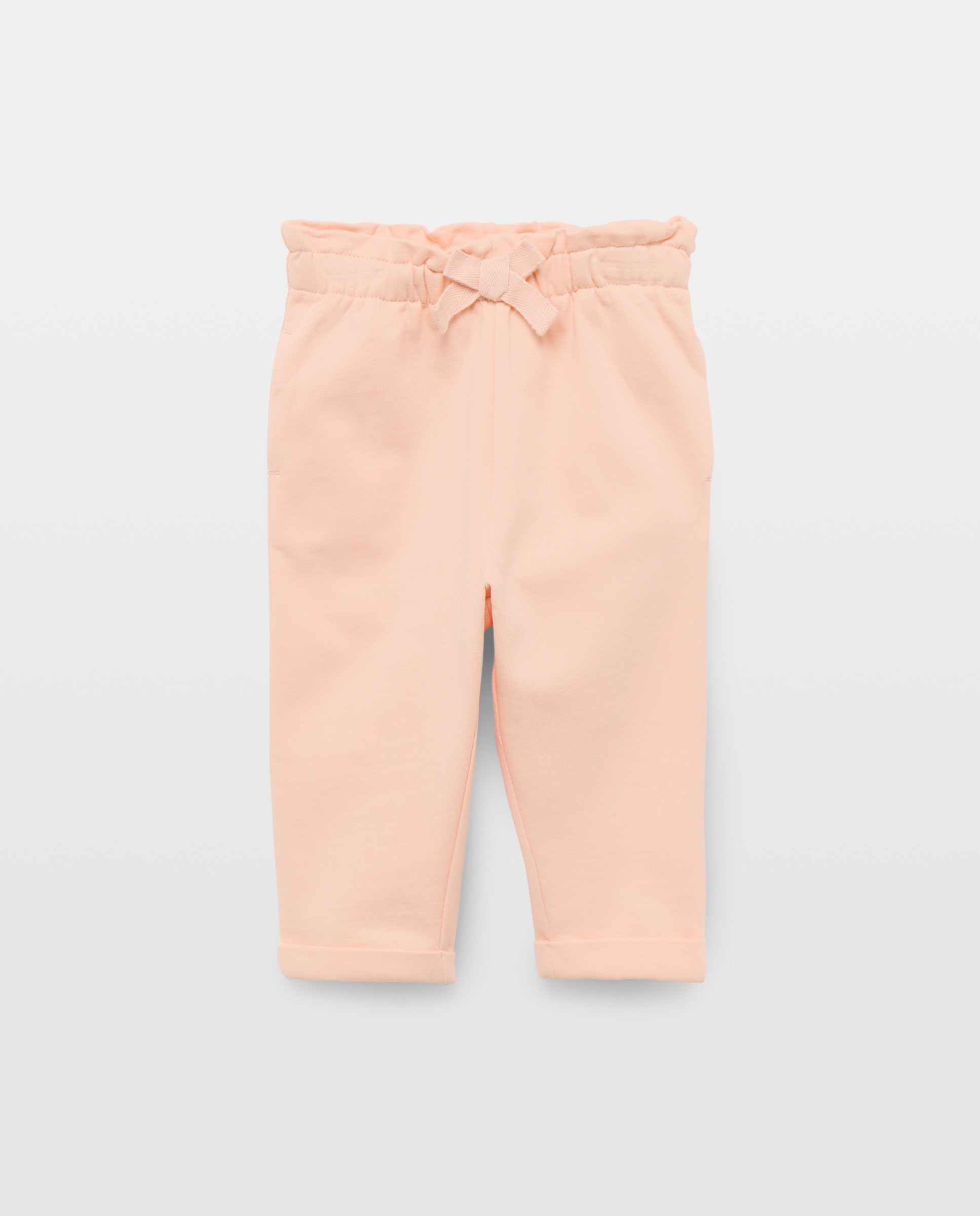 Imagen 0 de Pantalón bebé niña felpa cintura fruncida
