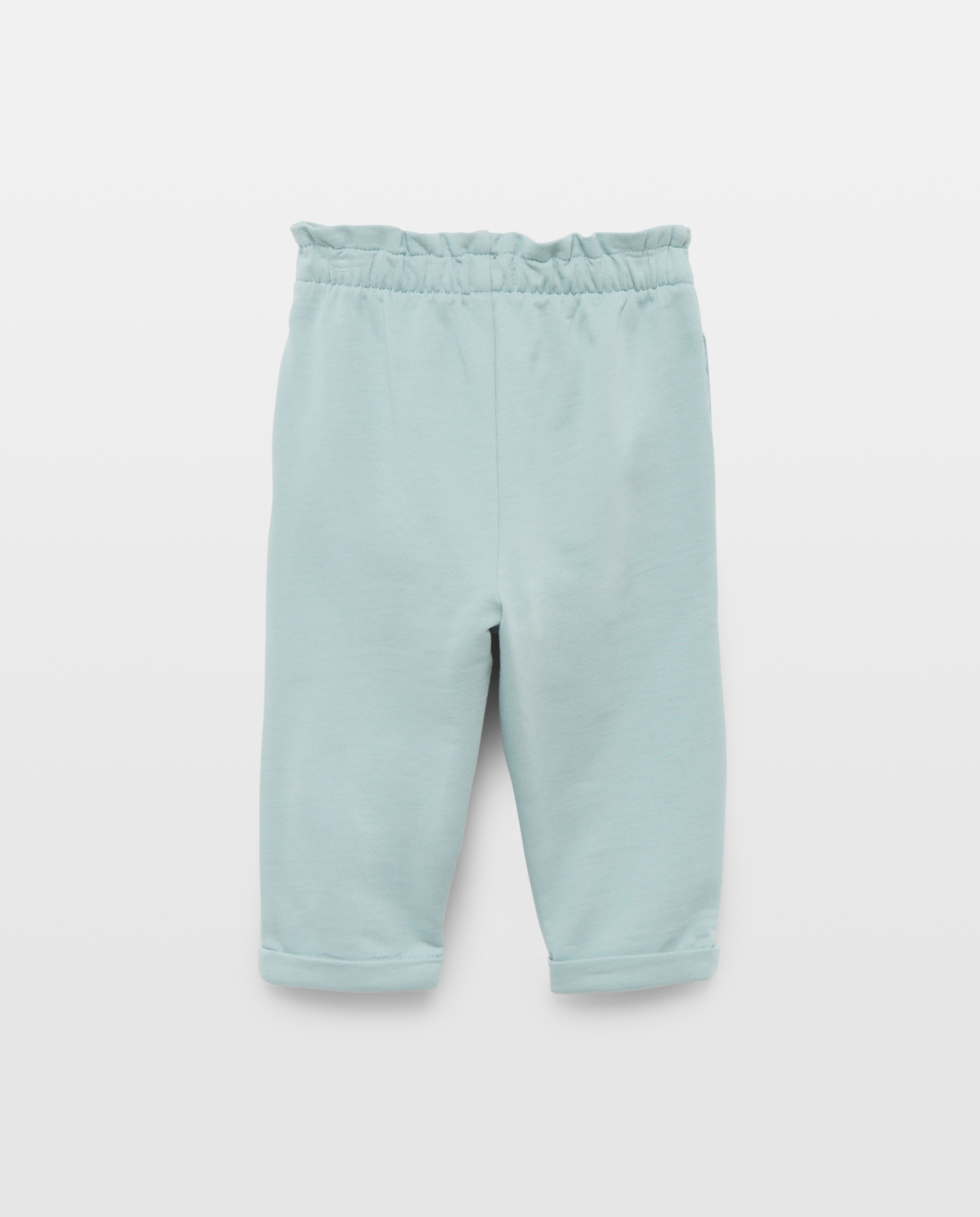 Pantalón bebé niña felpa cintura fruncida Jabón-2