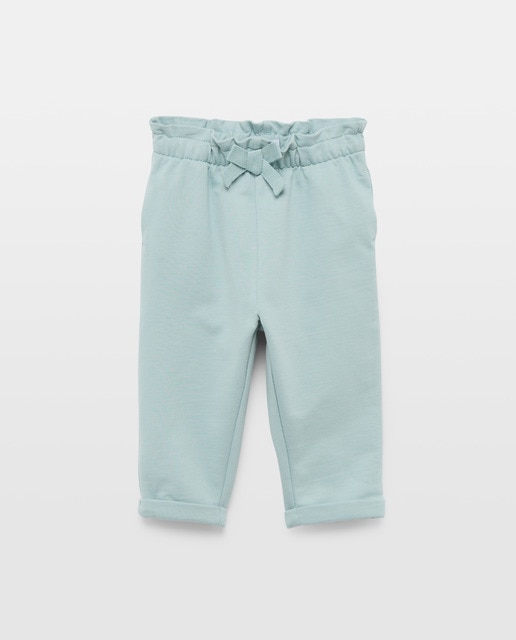 Imagen 0 de Pantalón bebé niña felpa cintura fruncida