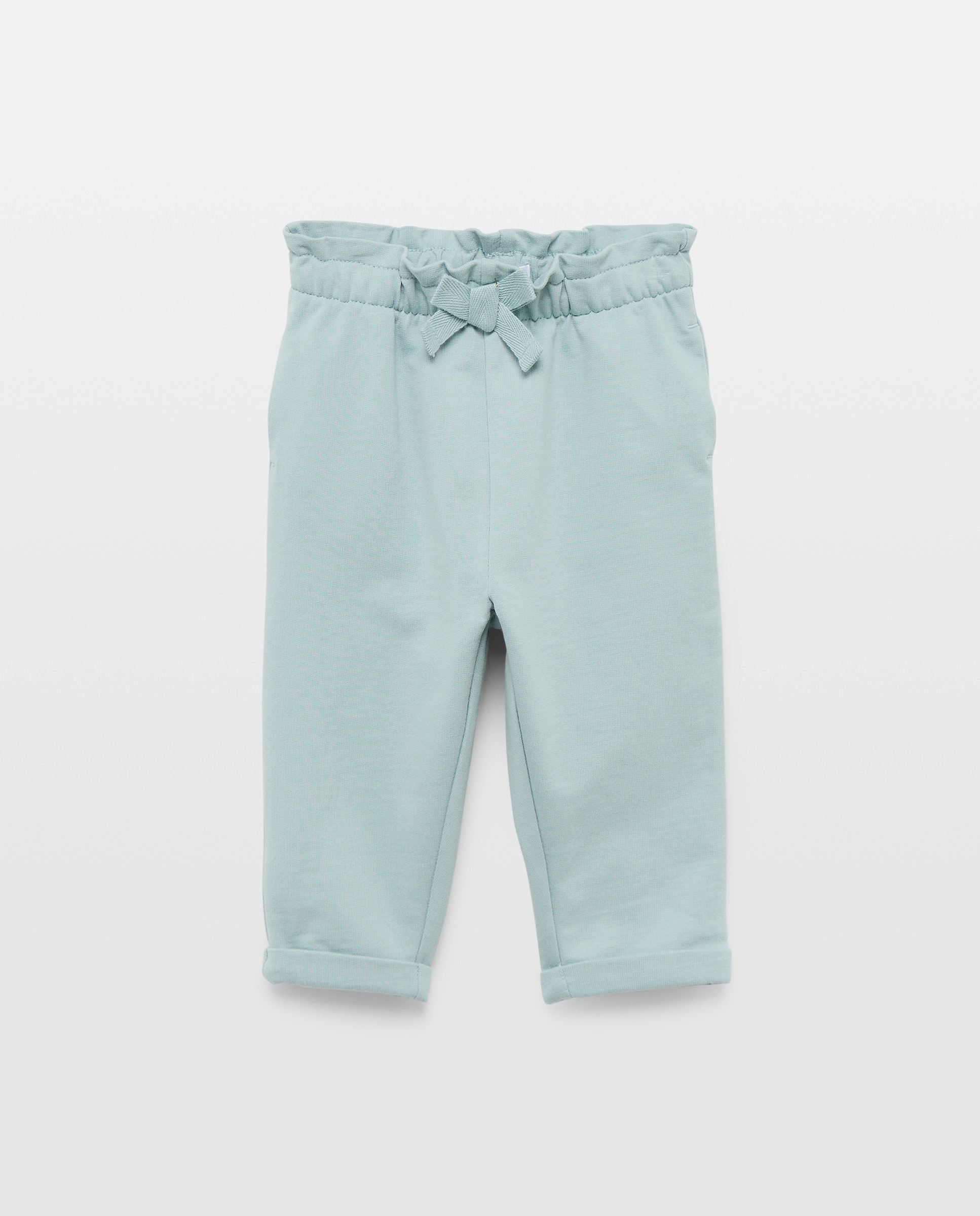Imagen 0 de Pantalón bebé niña felpa cintura fruncida