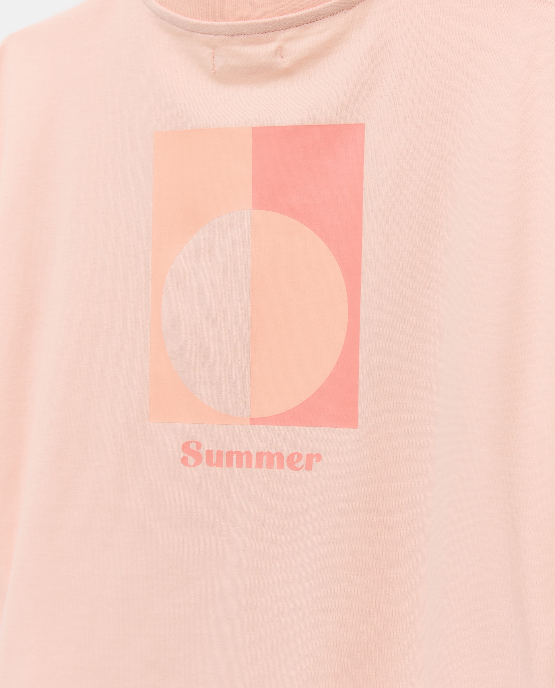 Camiseta niña estampada 260 Salmón-3