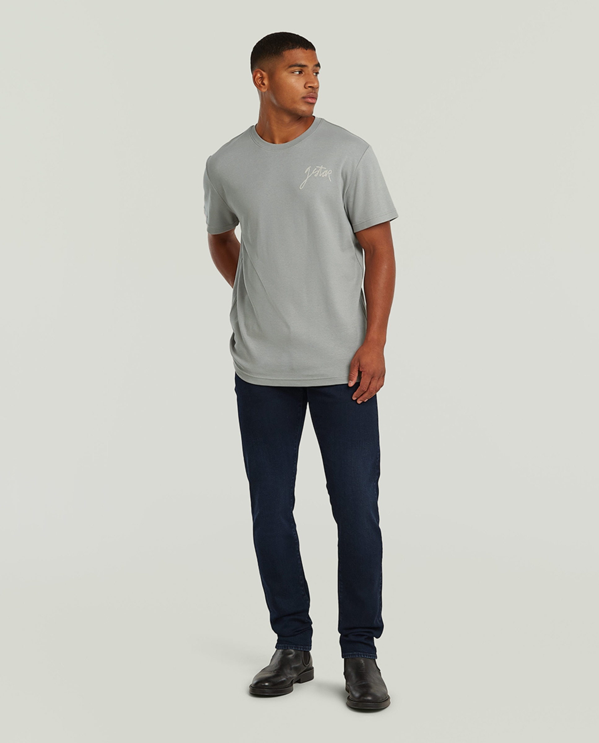 Jeans 3301 Slim Azul-7