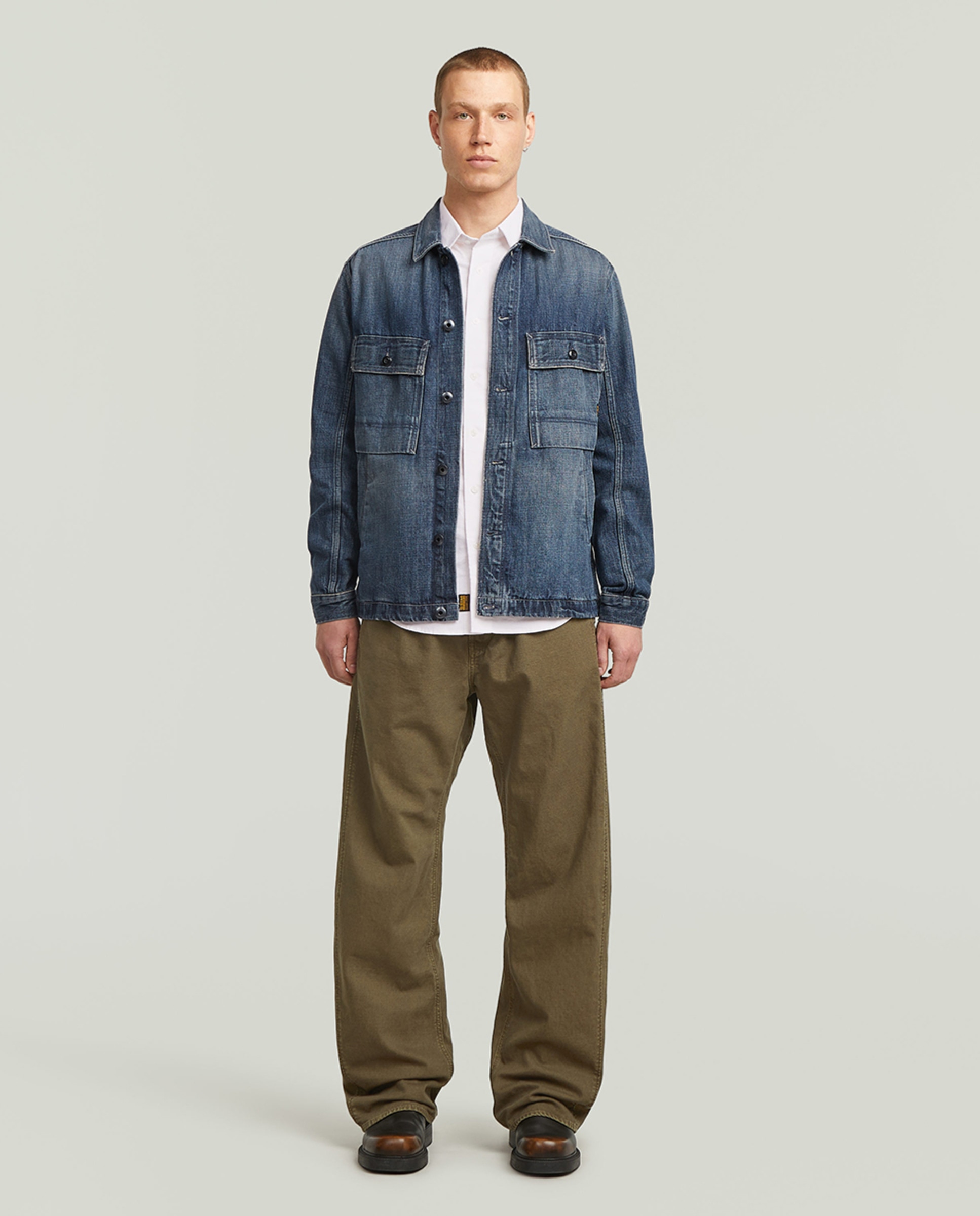 Sobrecamisa Regular Azul-7