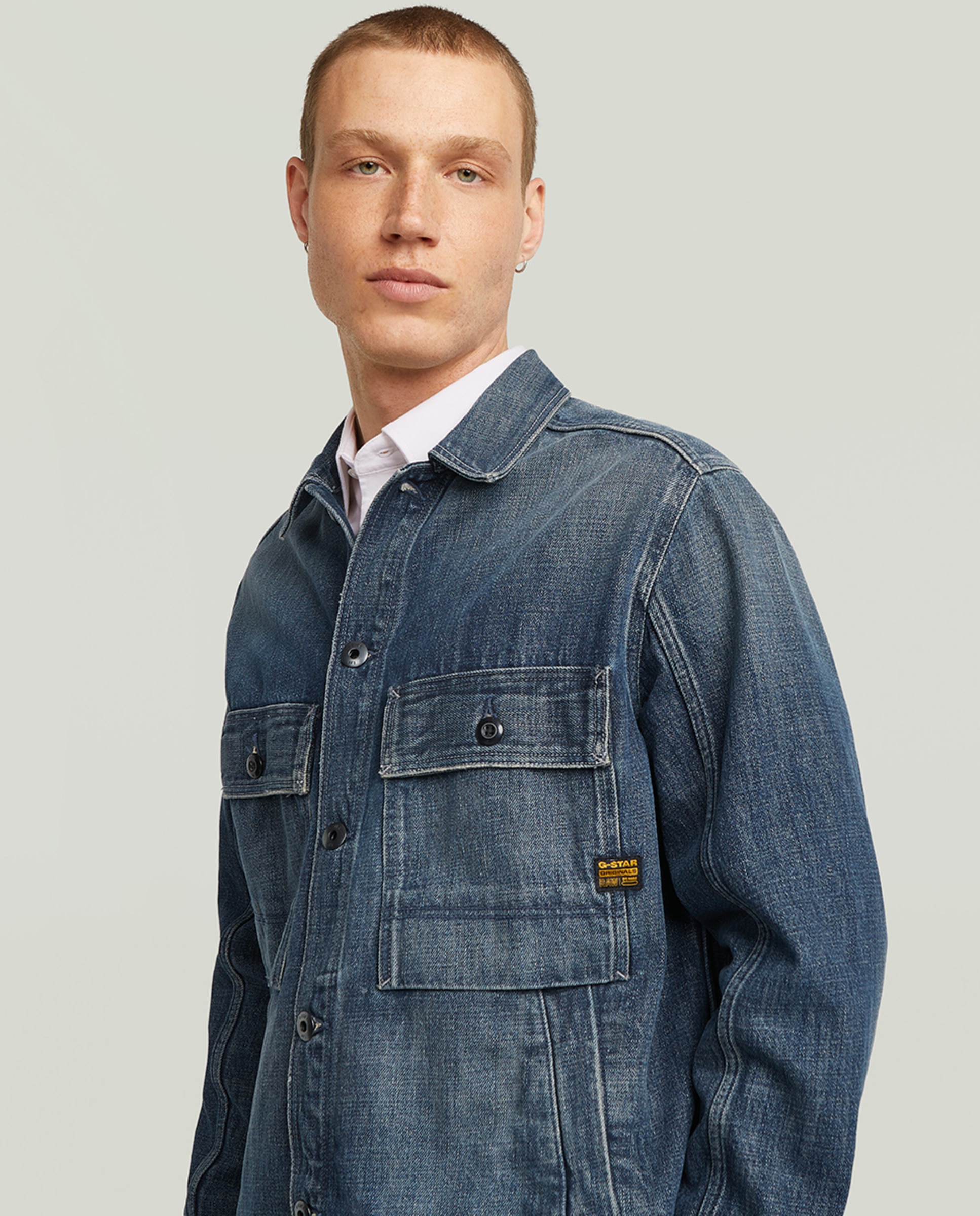 Sobrecamisa Regular Azul-3