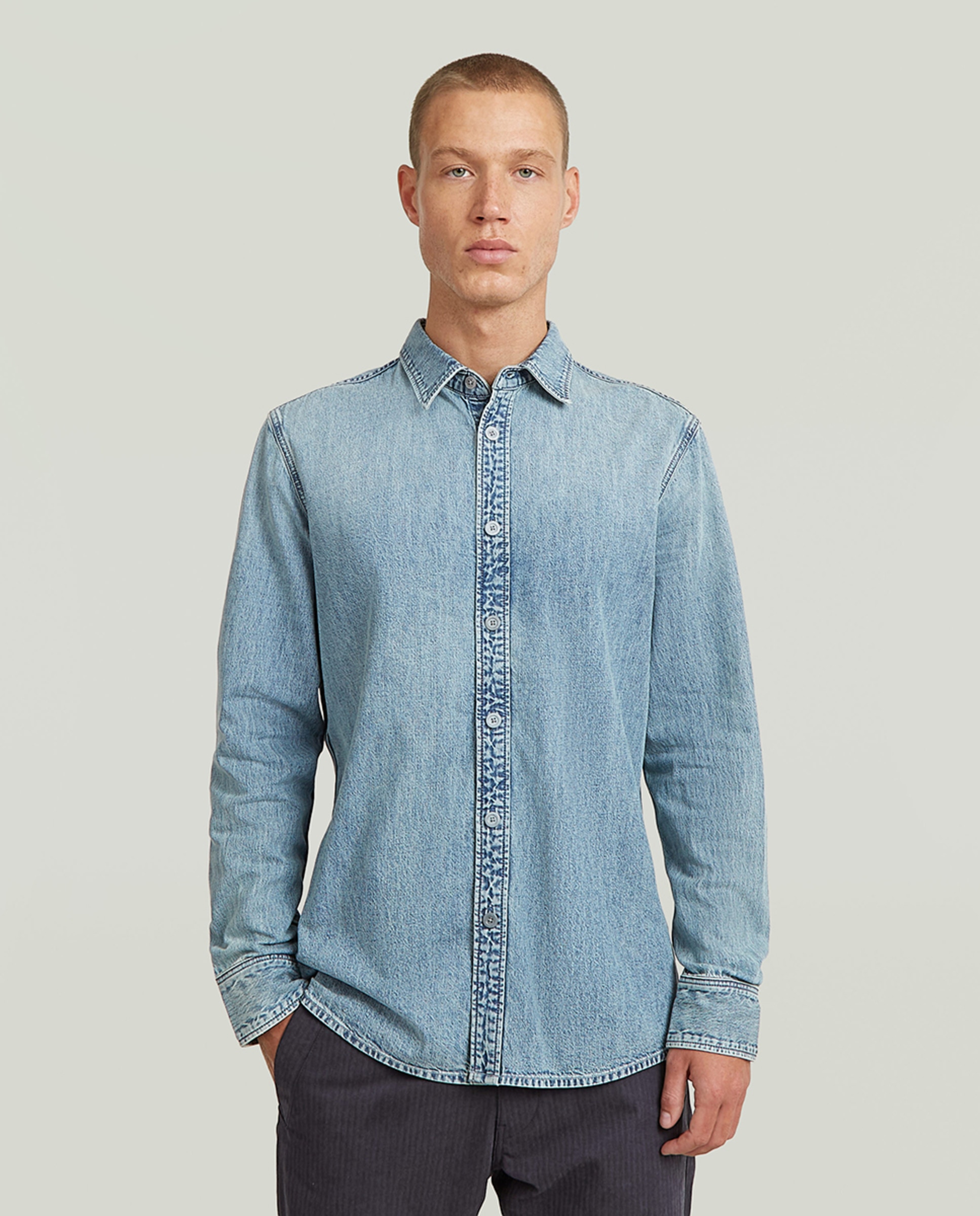 Imagem 0 de Camisa Slim de Corte Justo