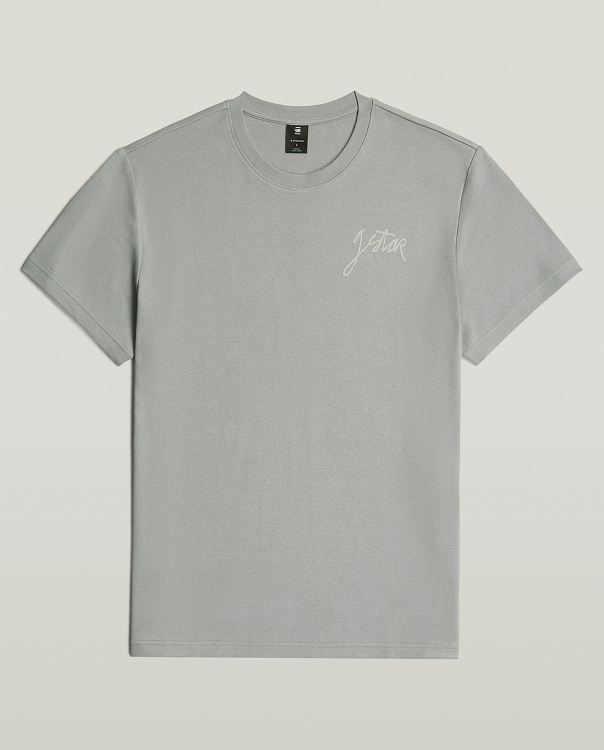 T-shirt Regular com Ilustrações Cinzento-6