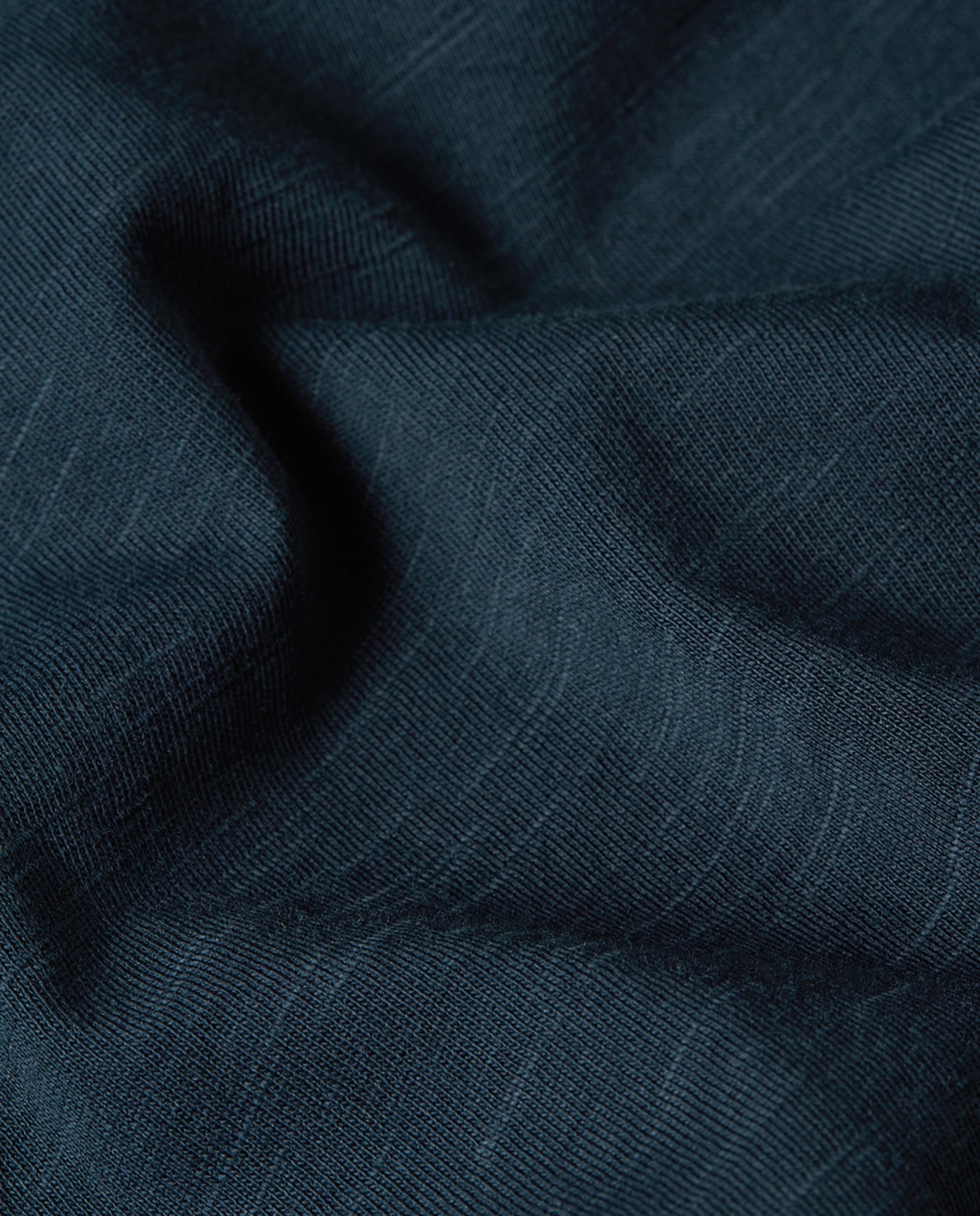 T-shirt Regular com Manga Curta Azul-5