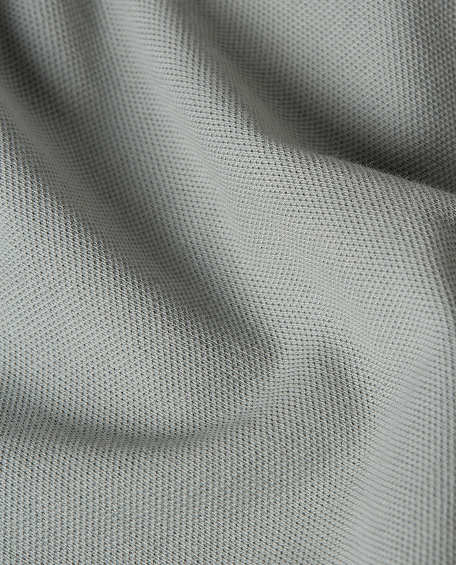 Polo Dunda Slim de Algodão Orgânico com Manga Curta Azul-5