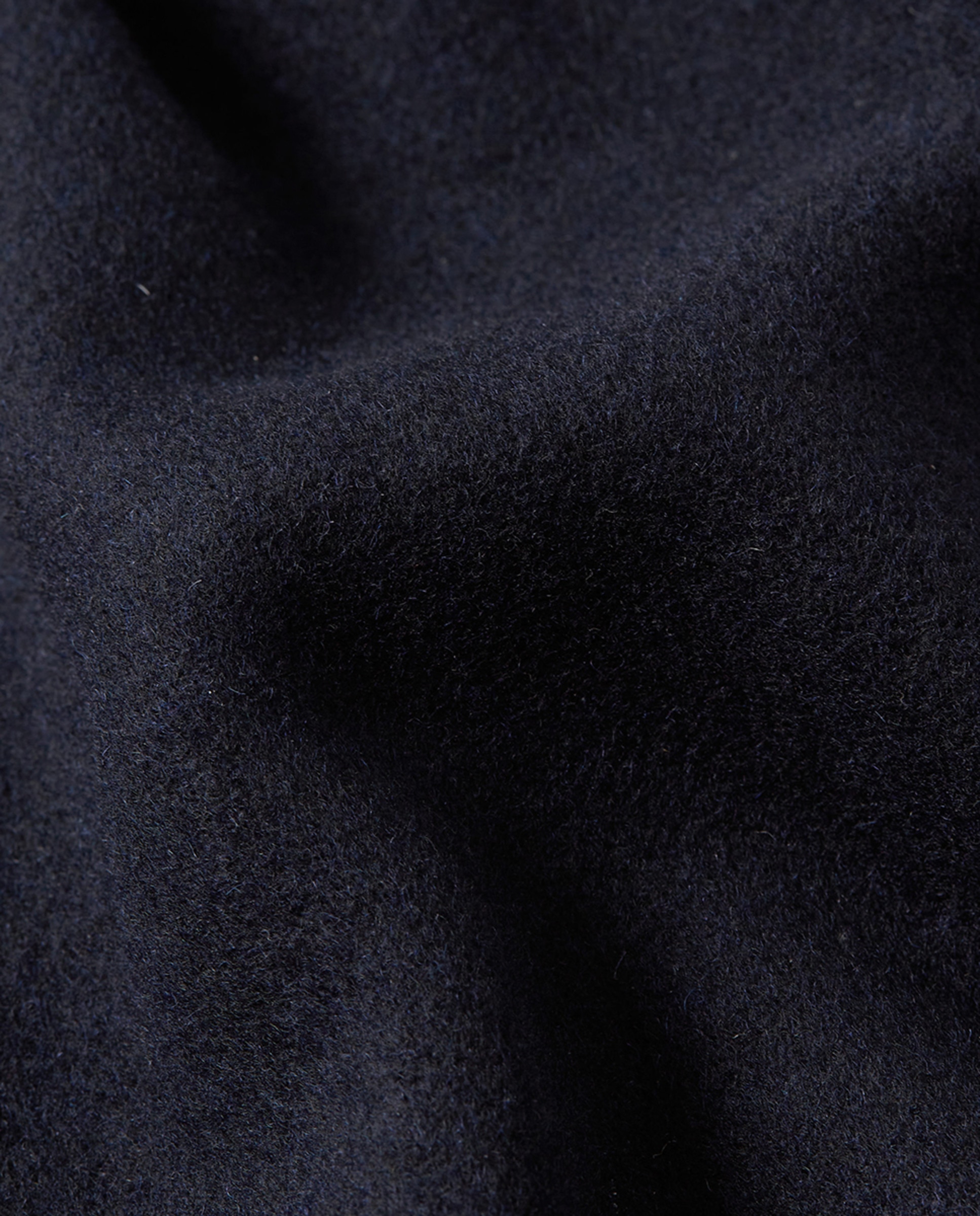 Casaco de Lã Estilo Blusão Azul-5