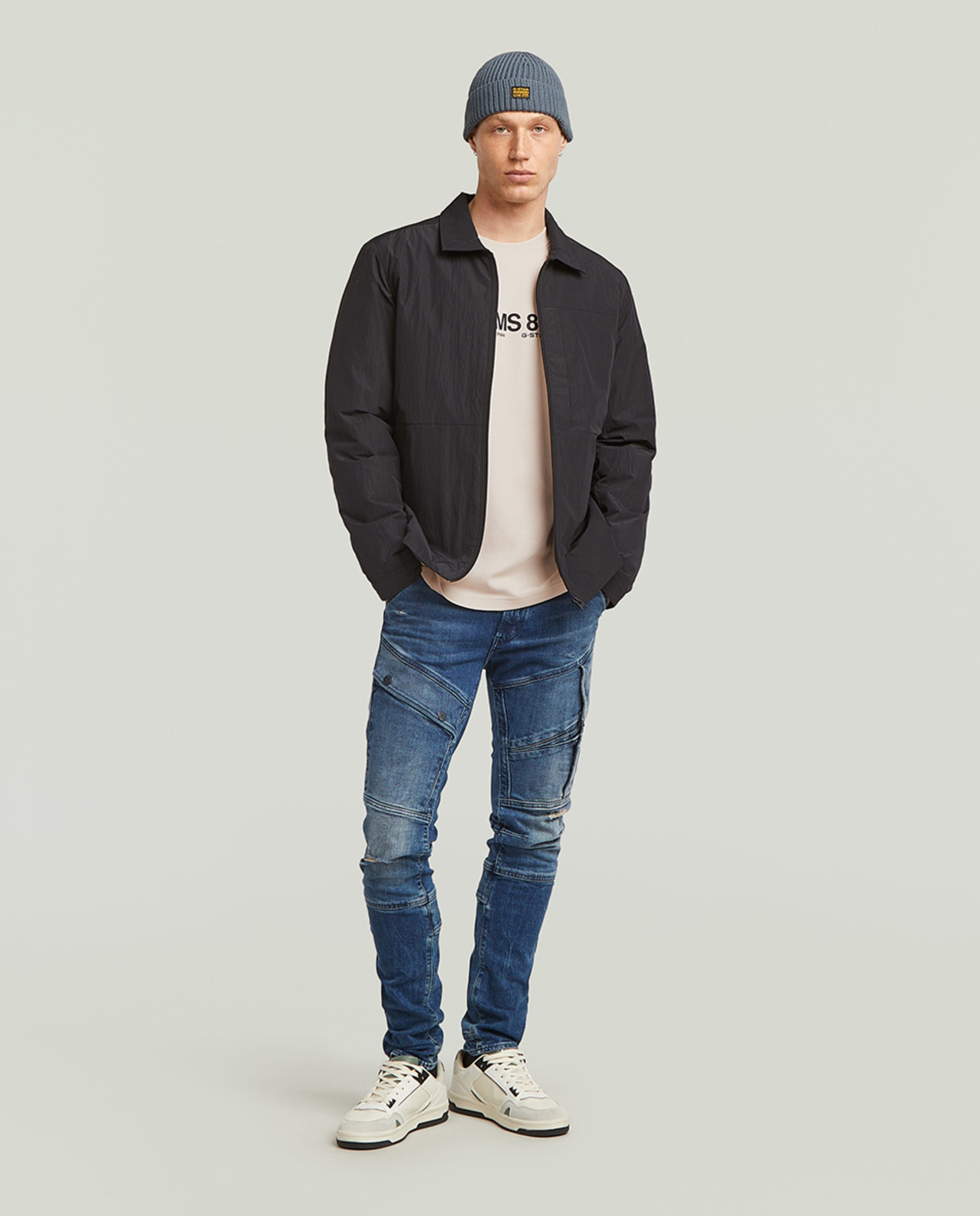 Blusão Regular Preto-4