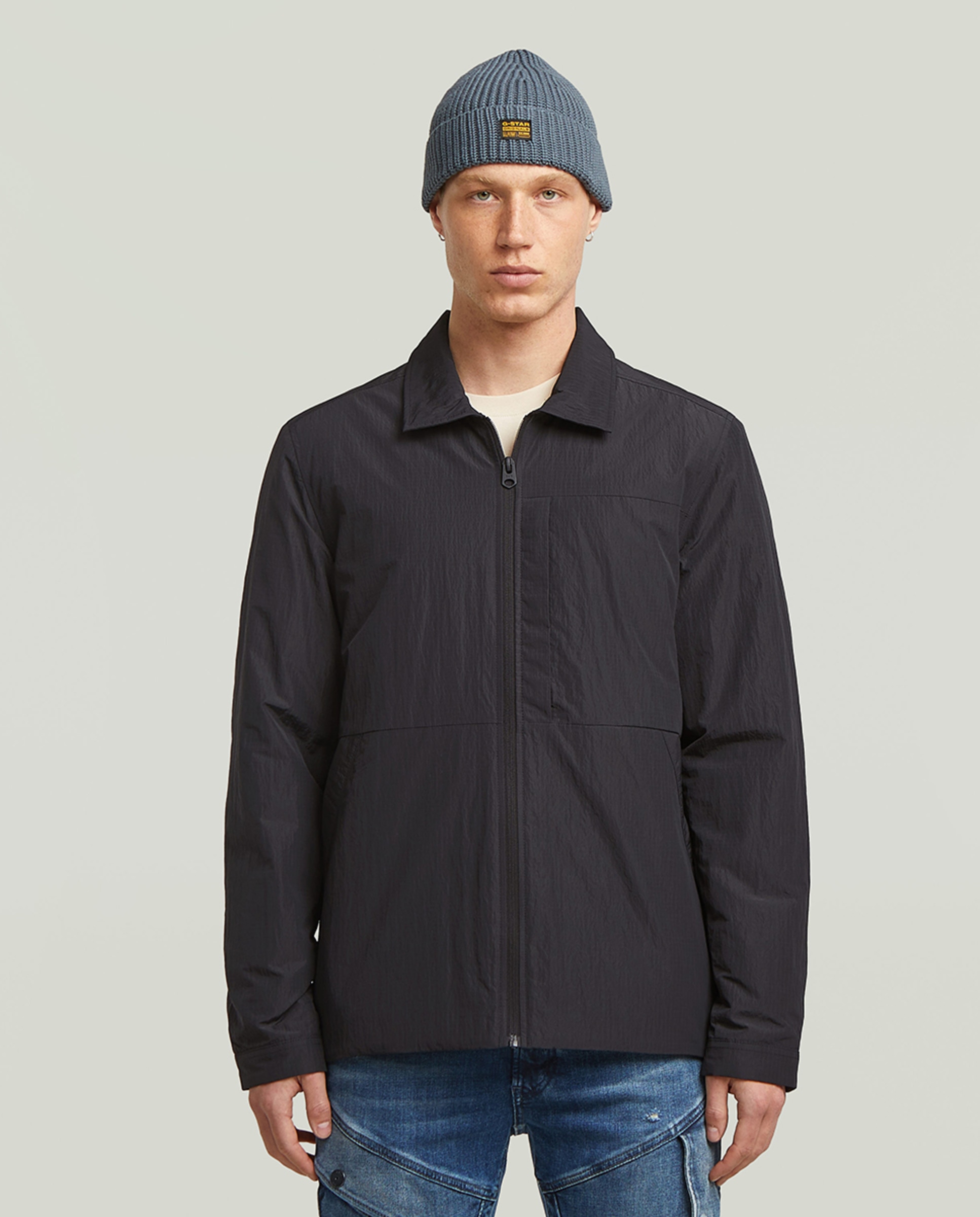 Blusão Regular Preto-1