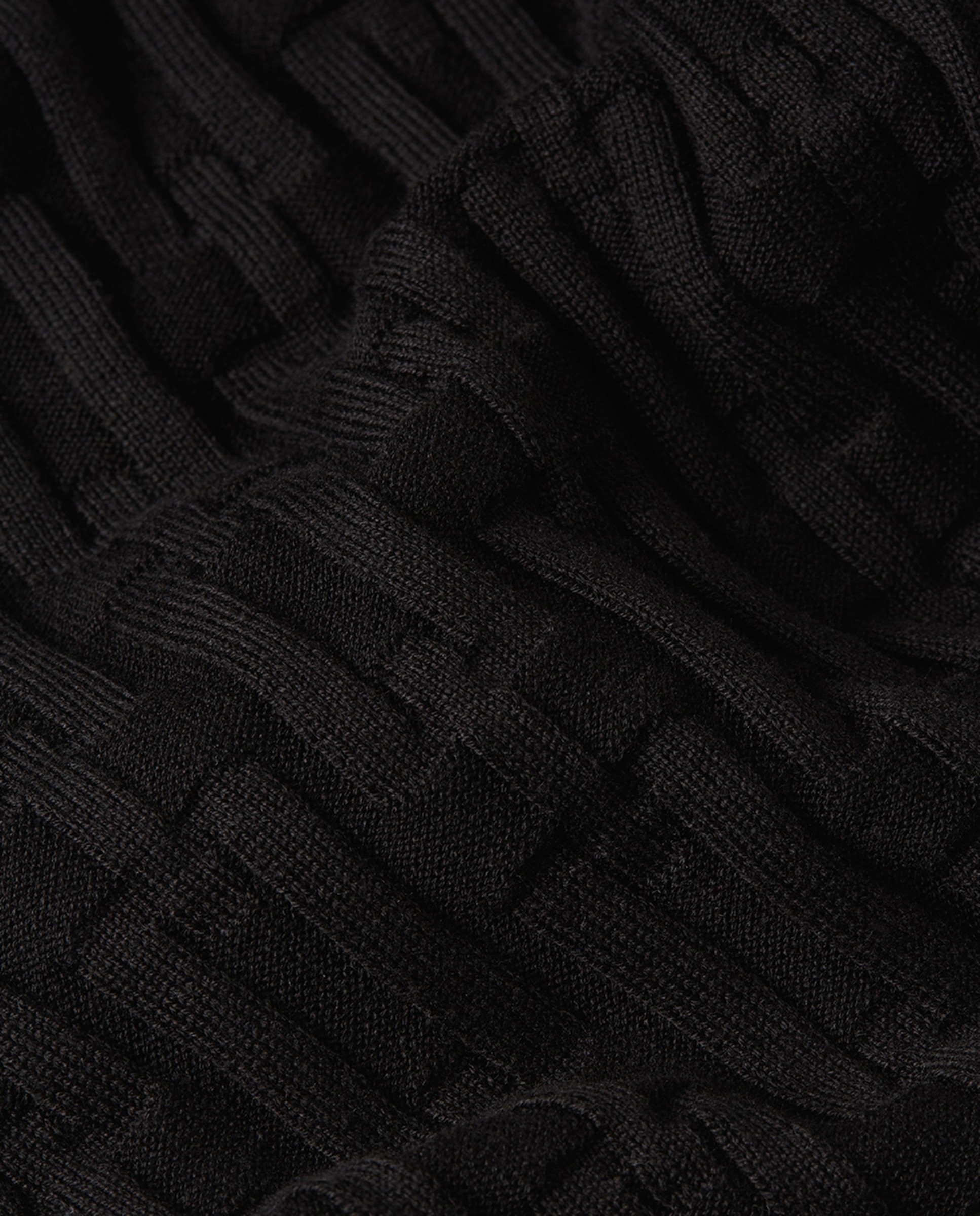 Casaco Estilo Cardigan com Fecho de Correr Preto-5